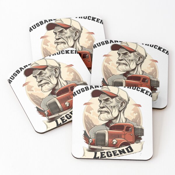 Item preview, husband dad trucker legend designed and sold by Communityoflove.