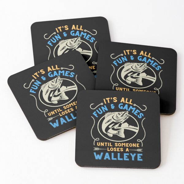 Item preview, It's All Fun and Games Until Someone Loses a Walleye Funny Fishing Family Friends Trip designed and sold by Moremonclub.