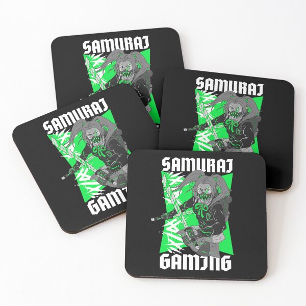 Item preview, Samurai Gaming Urban Warrior Girl Green designed and sold by SamuraiGaming.