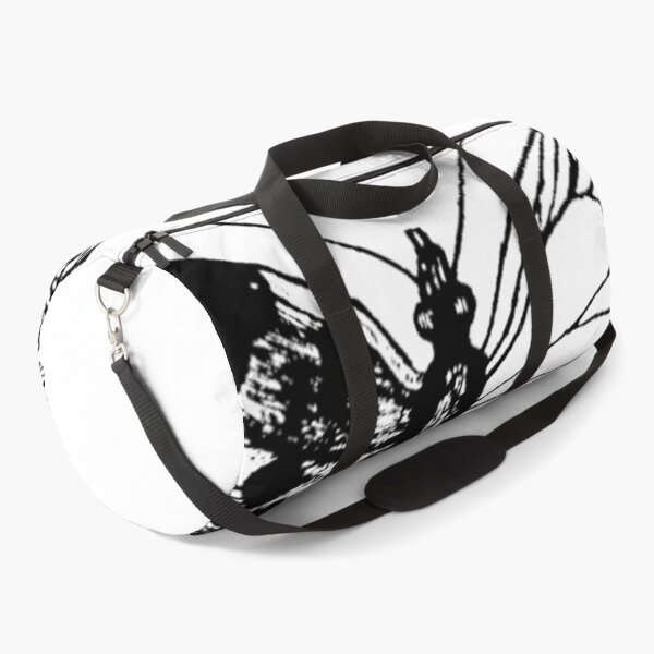 Item preview, Abstract Black & White Butterfly Outline Drawing Vintage German Asymmetrical Illusion designed and sold by kattakitty.