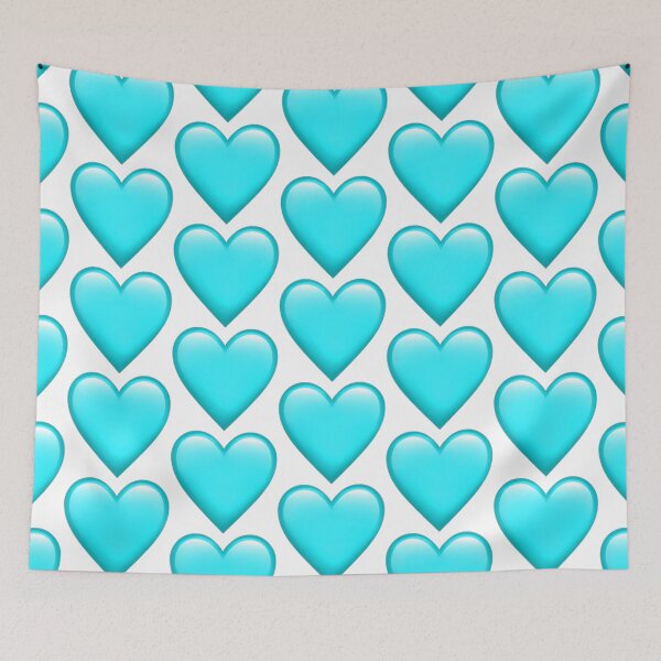 Item preview, Light Blue Heart - iPhone iOS Apple Emoji designed and sold by KaomojiKitchen.