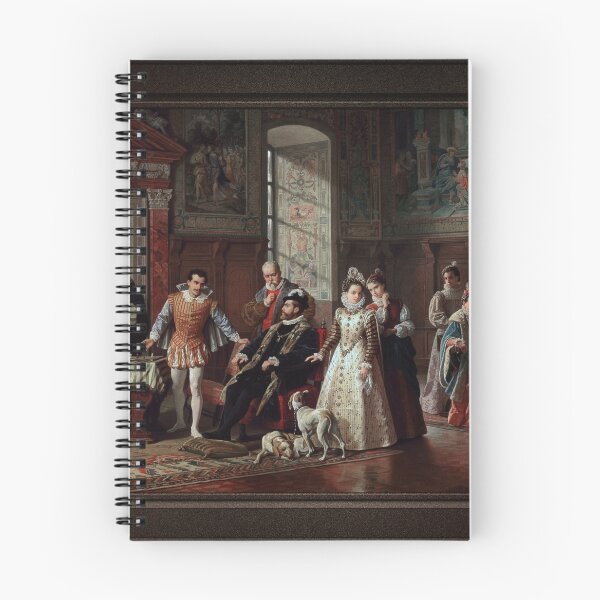 Item preview, Leonardo da Cutro and Ruy Lopez Play Chess at the Spanish Court by Luigi Mussini Remastered Xzendor7 Classical Art Old Masters Reproductions designed and sold by Xzendor7 Digital Art Creations.