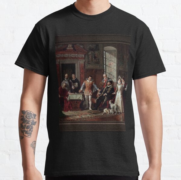 Leonardo da Cutro and Ruy Lopez Play Chess at the Spanish Court by Luigi  Mussini Remastered Xzendor7 Classical Art Old Masters Reproductions Kids  T-Shirt for Sale by xzendor7