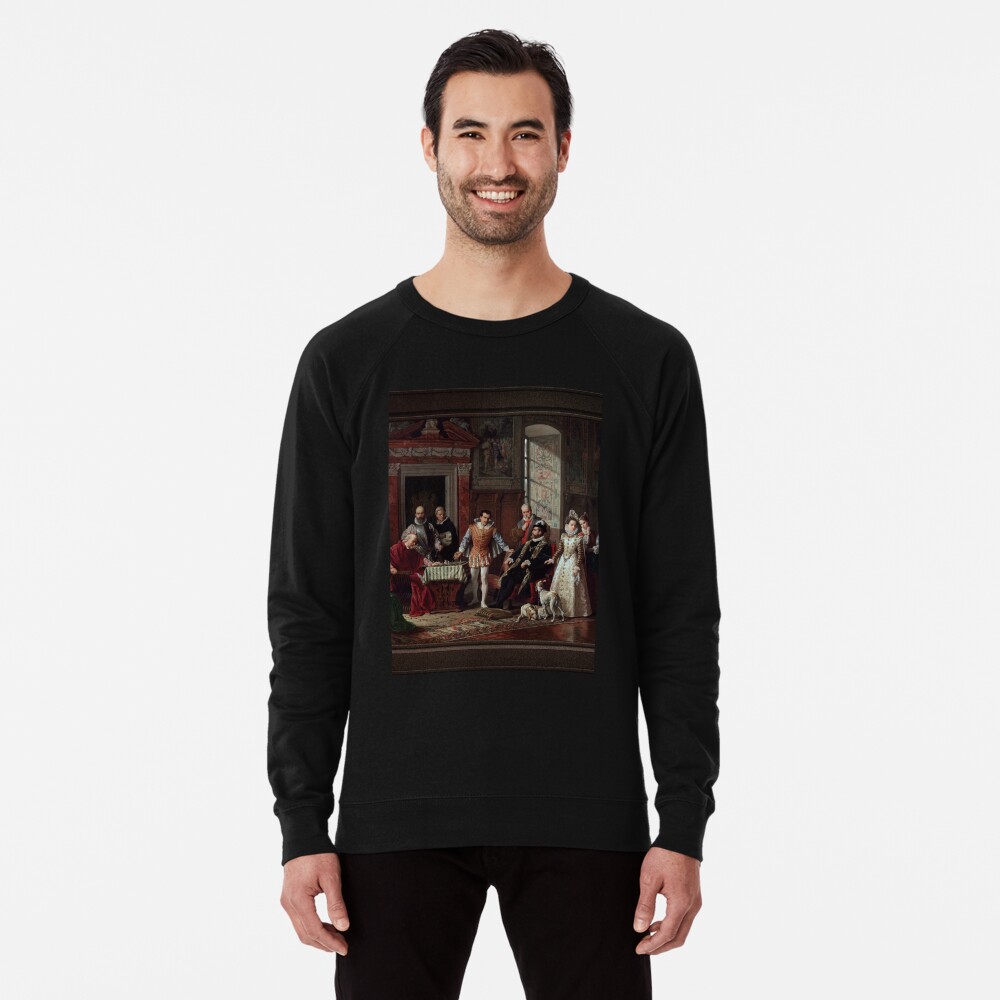 Leonardo da Cutro and Ruy Lopez Play Chess at the Spanish Court by Luigi  Mussini Remastered Xzendor7 Classical Art Old Masters Reproductions Kids  T-Shirt for Sale by xzendor7