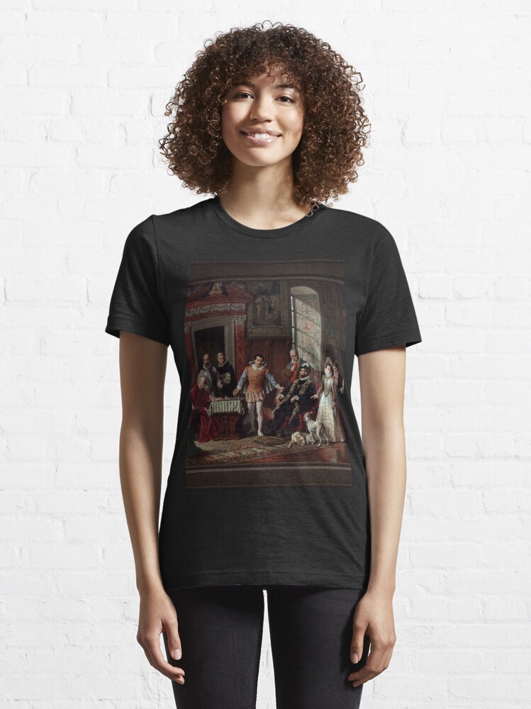 Leonardo da Cutro and Ruy Lopez Play Chess at the Spanish Court by Luigi  Mussini Remastered Xzendor7 Classical Art Old Masters Reproductions Kids  T-Shirt for Sale by xzendor7