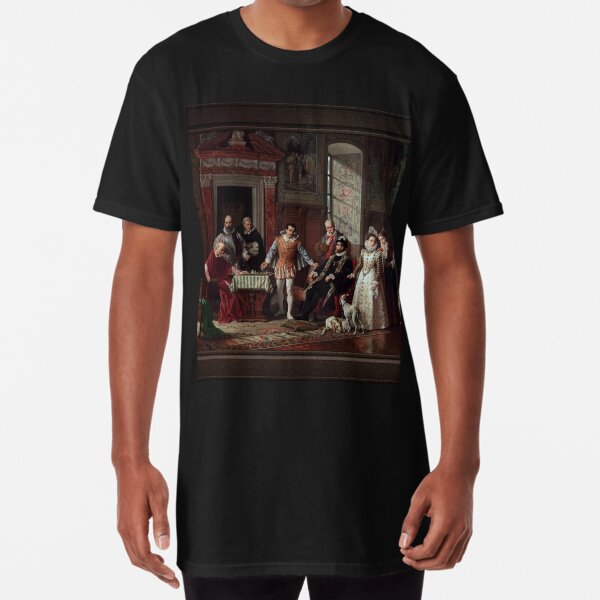 Leonardo da Cutro and Ruy Lopez Play Chess at the Spanish Court by Luigi  Mussini Remastered Xzendor7 Classical Art Old Masters Reproductions Kids  T-Shirt for Sale by xzendor7