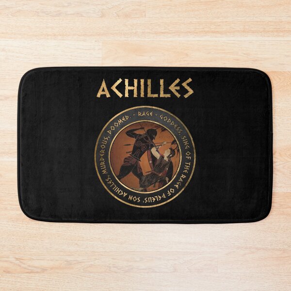 Item preview, Achilles - Hero of the Trojan War - Homer's Iliad Quote - Ancient Greek History designed and sold by Agema Apparel.