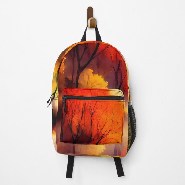 Item preview,  Colorful Autumn Landscape Watercolor 5 designed and sold by Red Witch Art.