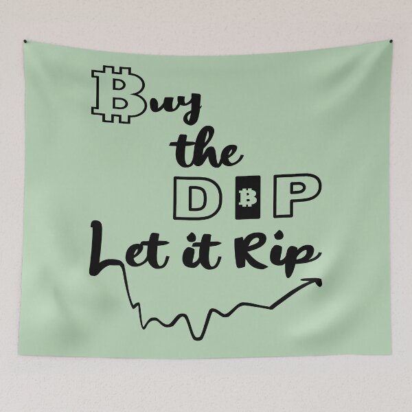 Item preview, Buy the Dip, Let it Rip  designed and sold by Blended Designs ⭐⭐⭐⭐⭐.