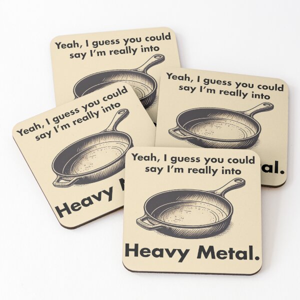 Item preview, Cast Iron, the Original Heavy Metal. designed and sold by JustTryWinning.
