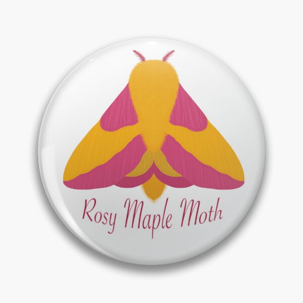 Item preview, Rosy Maple Moth with Name designed and sold by loveolivia8.