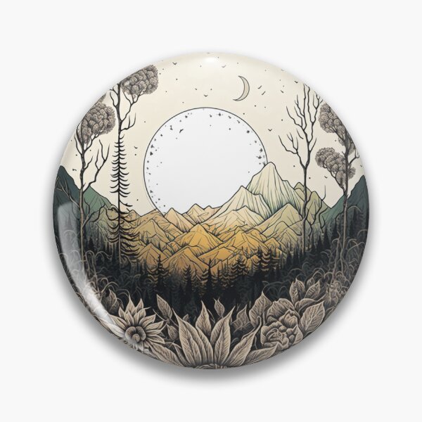 Item preview, Haunted Forest and Trees | Vintage Forest | Forest Pattern | Woods Design | Trees Pattern | Tree Woodcarving  designed and sold by Synthetic-Intel.