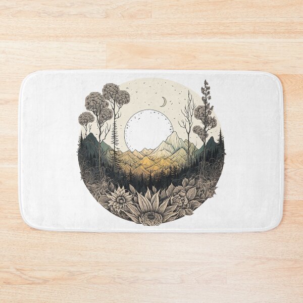 Item preview, Haunted Forest and Trees | Vintage Forest | Forest Pattern | Woods Design | Trees Pattern | Tree Woodcarving  designed and sold by Synthetic-Intel.