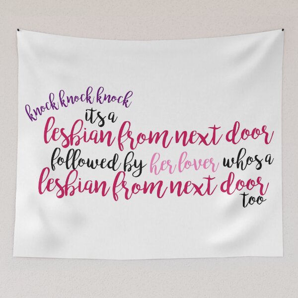 Item preview, lesbian from next door - falsettos designed and sold by kendall whitmire.