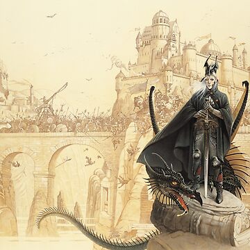 Artwork thumbnail, The Elven Warrior (Elric) by Chris Achilleos by HseAchilleos