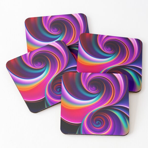 Item preview, Pouring rainbow swirls of color designed and sold by Athena Milonas.