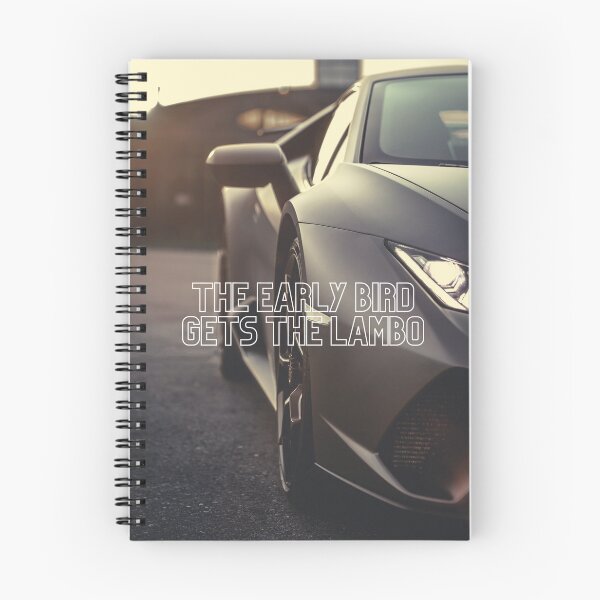 Item preview, The Early Bird Gets The Lambo designed and sold by bradleyozq.
