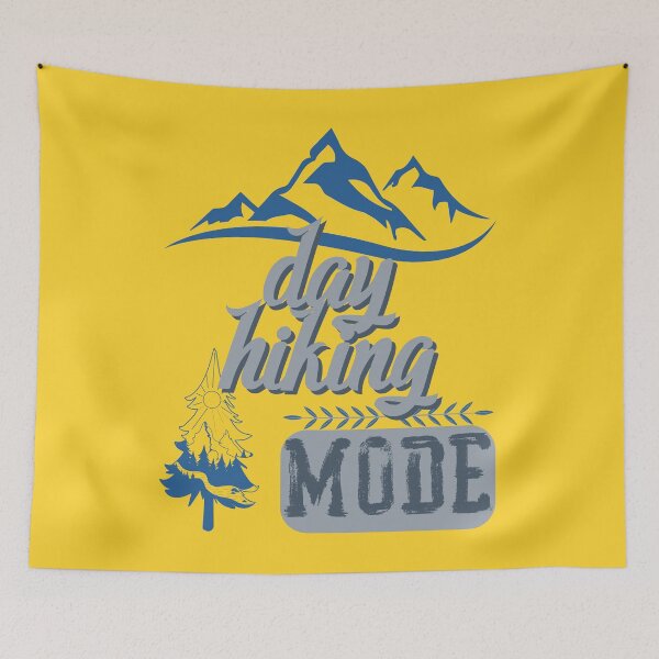 Item preview, day hiking mode, forest river sun inside tree pine designed and sold by movie-popcorn.