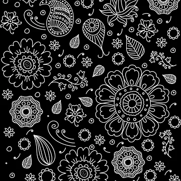 Artwork thumbnail, Floral pattern by Riocloud