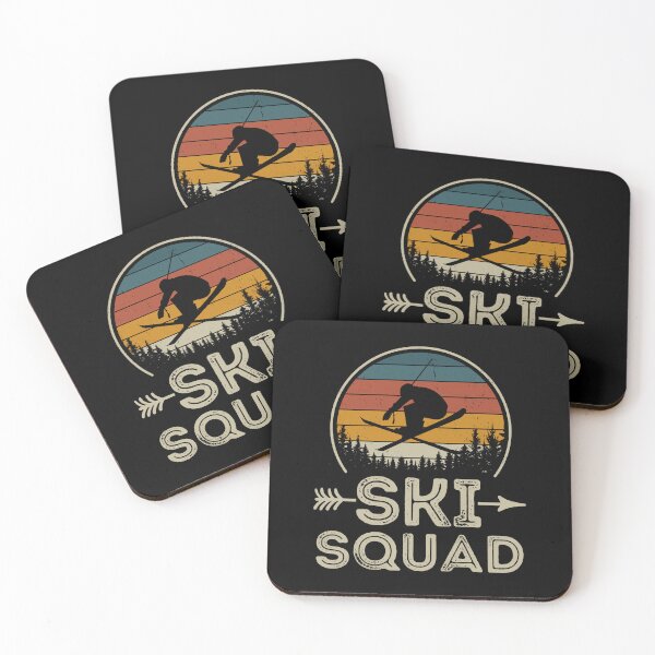 Item preview, Retro Ski Squad Skiing Skiers Family Friends Cousin Matching designed and sold by Moremonclub.