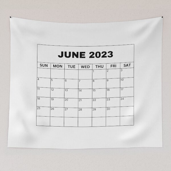 Item preview, June Calendar 2023 designed and sold by Binsagar.