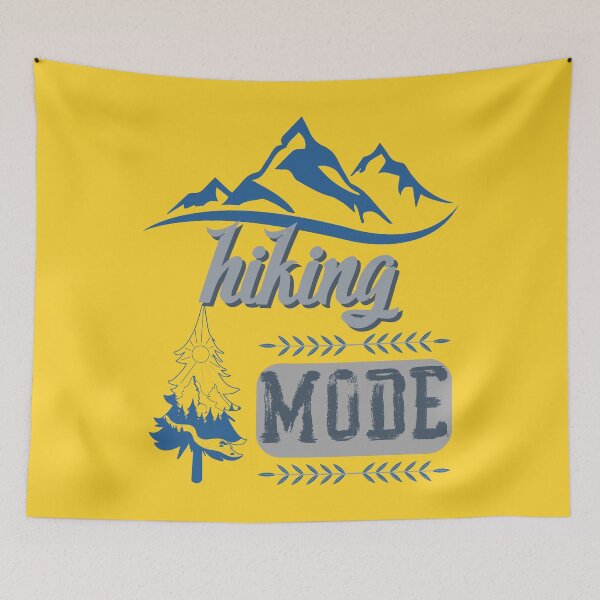 Item preview, hiking mode, forest river sun inside tree pine designed and sold by movie-popcorn.