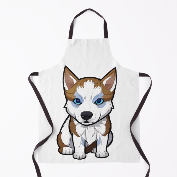 Item preview, Cute husky, cartoon drawing, Ai Generated Art designed and sold by ACC .