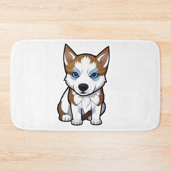 Item preview, Cute husky, cartoon drawing, Ai Generated Art  designed and sold by ACC .