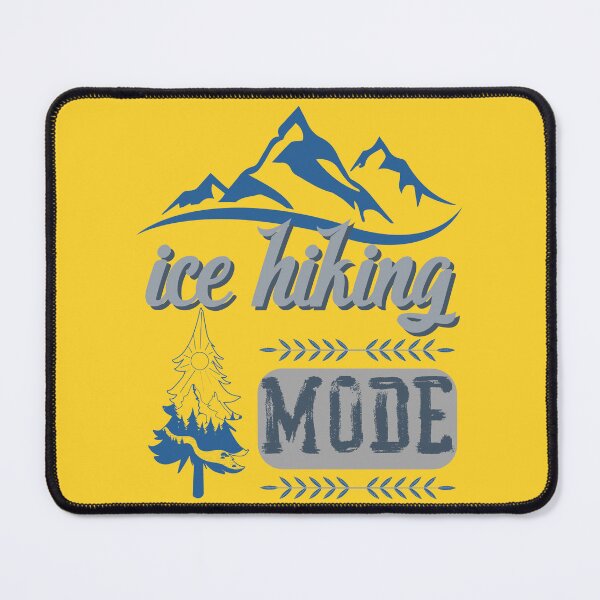 Item preview, ice hiking mode, forest river sun inside tree pine designed and sold by movie-popcorn.