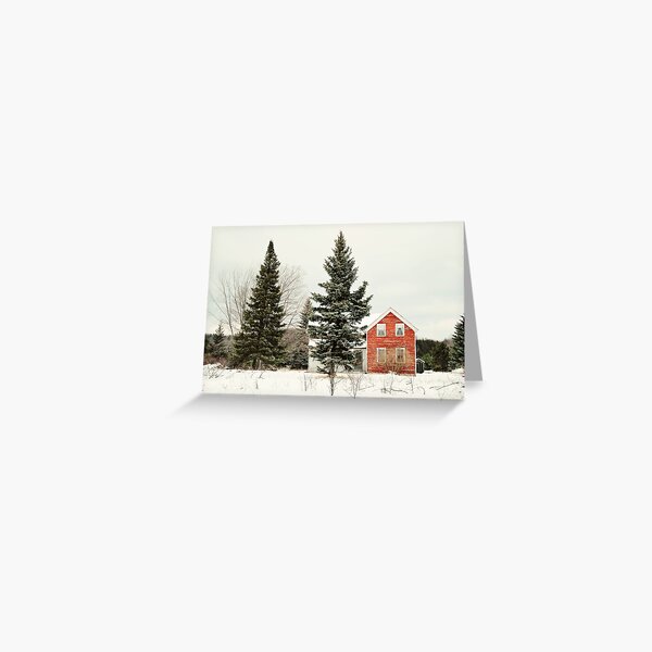The Red House Greeting Card