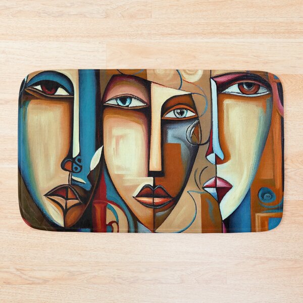 Item preview, Faces- Modern Abstract #3 designed and sold by Gypsykiss.