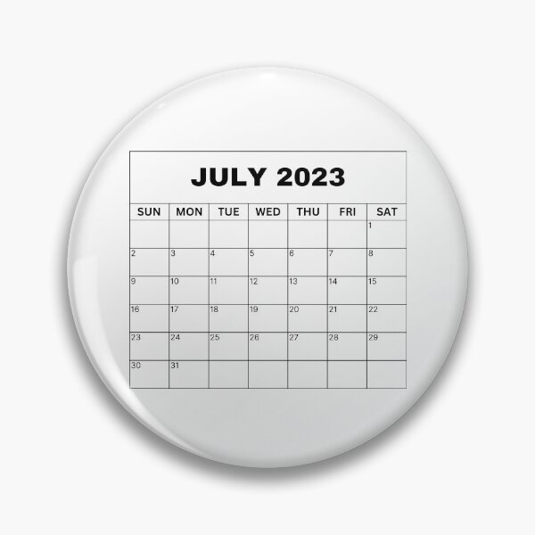 Item preview, July Calendar 2023 designed and sold by Binsagar.