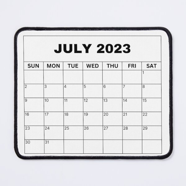 Item preview, July Calendar 2023 designed and sold by Binsagar.
