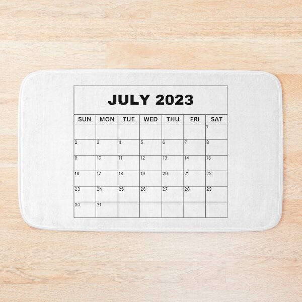 Item preview, July Calendar 2023 designed and sold by Binsagar.