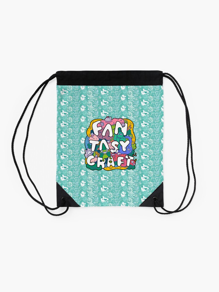 Alternate view of Cute Fantasy Craft Drawstring Bag