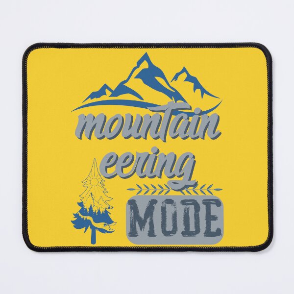 Item preview, mountain eering mode, forest river sun inside tree pine designed and sold by movie-popcorn.