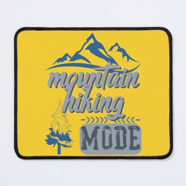 Item preview, mountain hiking mode, forest river sun inside tree pine designed and sold by movie-popcorn.