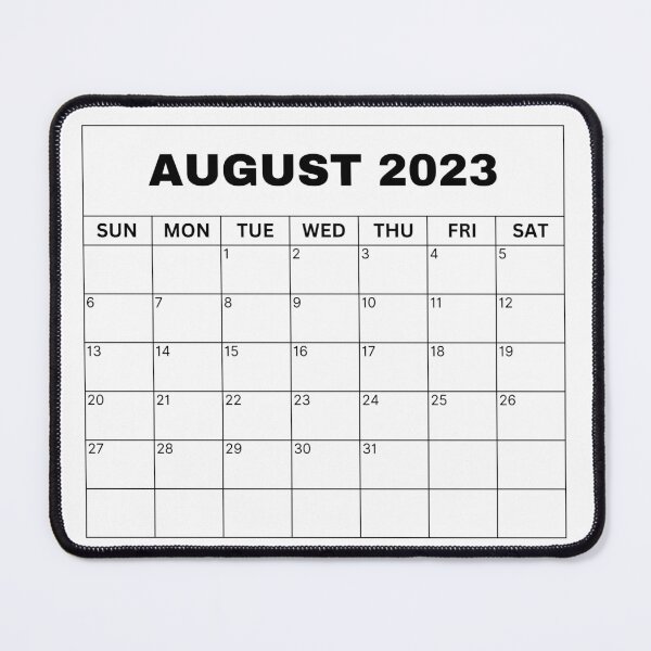 Item preview, August Calendar 2023 designed and sold by Binsagar.