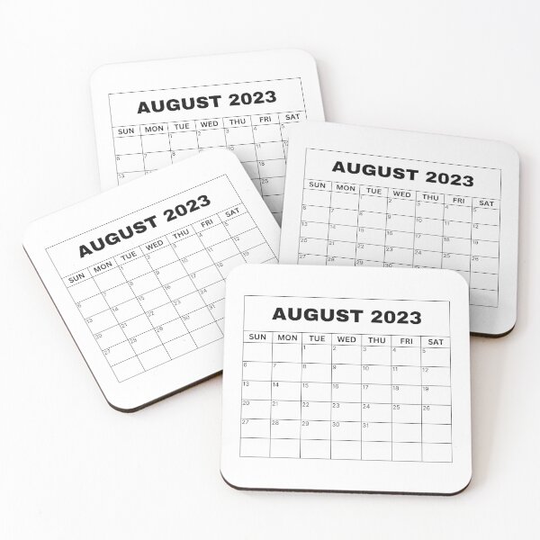 Item preview, August Calendar 2023 designed and sold by Binsagar.