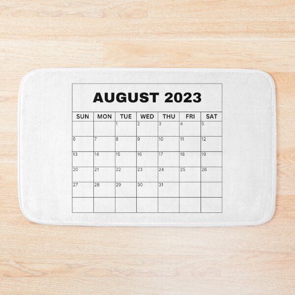 Item preview, August Calendar 2023 designed and sold by Binsagar.