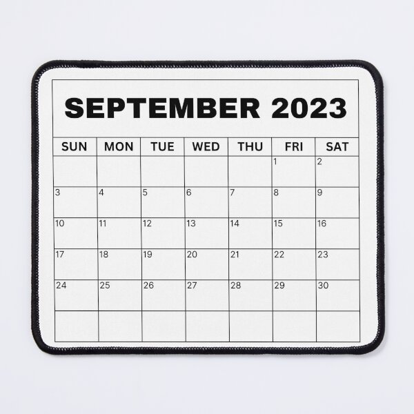 Item preview, September Calendar 2023 designed and sold by Binsagar.