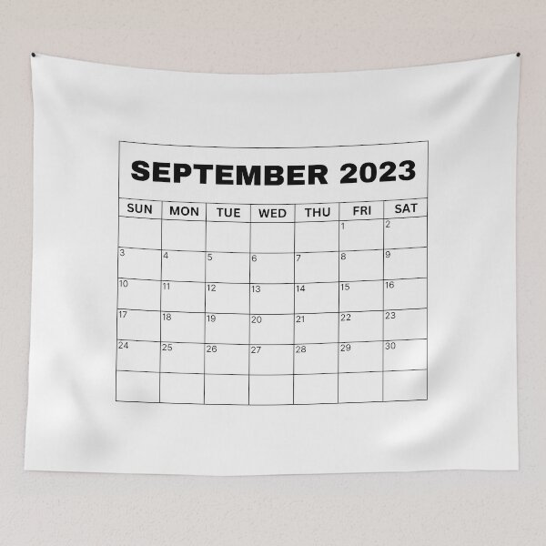 Item preview, September Calendar 2023 designed and sold by Binsagar.