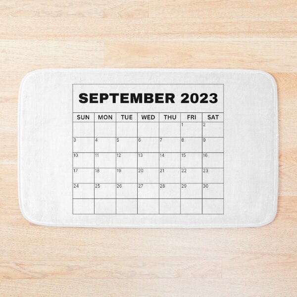 Item preview, September Calendar 2023 designed and sold by Binsagar.