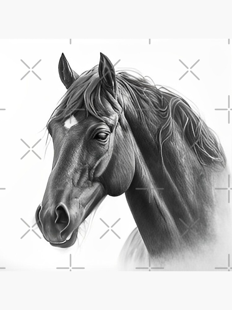 How To Draw A Realistic Horse Head  Realistic Horse Drawing    YouTube
