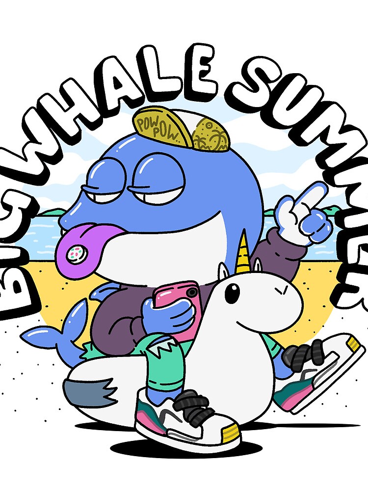Big Whale Summer by mokokosaurus