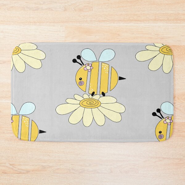 Item preview, Cute Simple Bee on Flower #1 designed and sold by Desings-by-Tina.