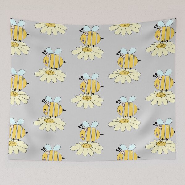 Item preview, Cute Simple Bee on Flower #1 designed and sold by Desings-by-Tina.