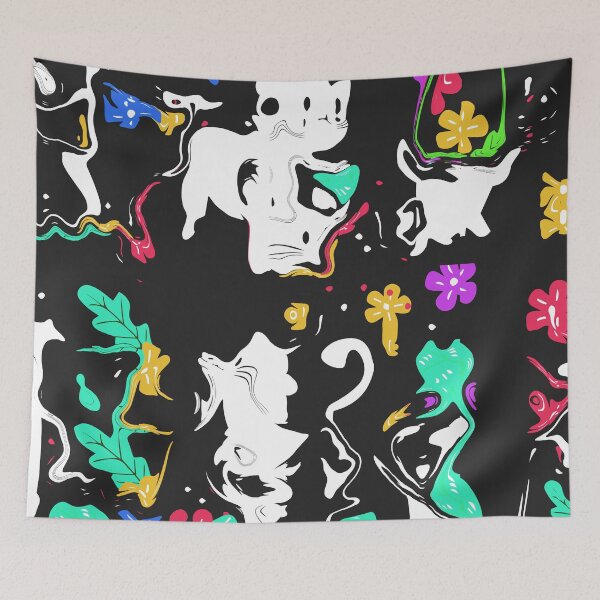 Item preview, Shapes on a black background designed and sold by lalylaura.
