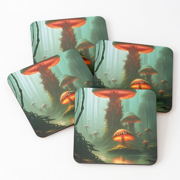 Item preview, Mushroom Lover Botanical Mushrooms Plants Psychedelic Mushroom Mushroom Collector Mushroom Forest designed and sold by Olga Nagornaya.