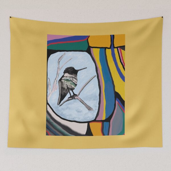 Item preview, Hummingbird on a perch designed and sold by TechLaughs.